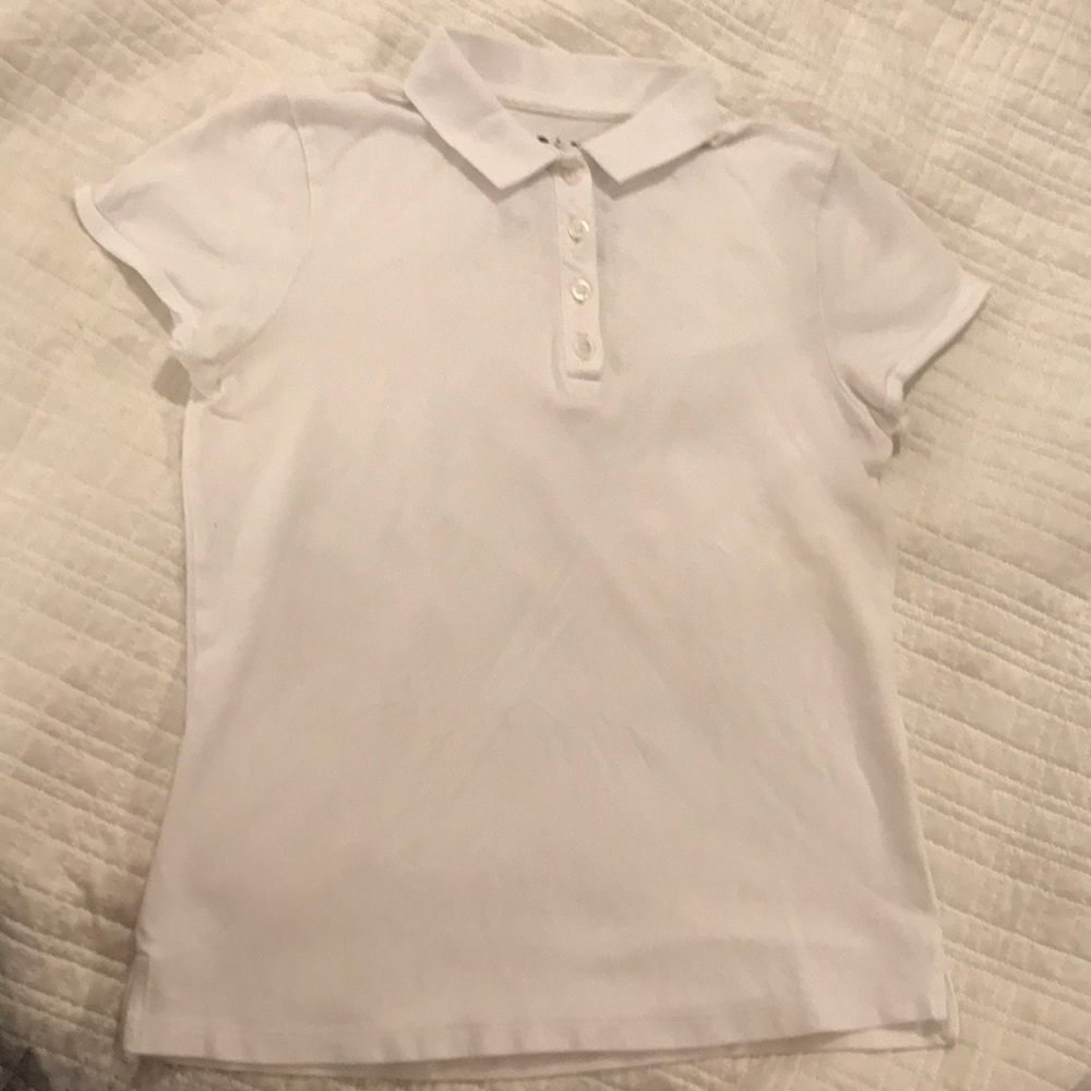 Justice uniform shirt in white
